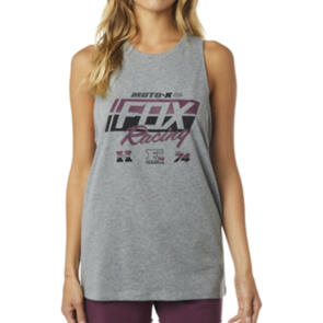 FOX RACING WOMENS FIRST PLACED AIRLINE TANK [HEATHER GRAPHITE]