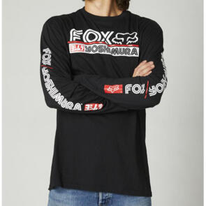 FOX RACING FOX YOSHIMURA LS TEE [BLACK]