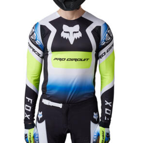 FOX MOTO 2023 PC FLEXAIR FOYL JERSEY [BLACK/WHITE]