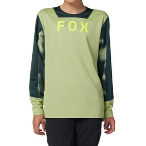 FOX RACING 2024 YOUTH DEFEND LS JERSEY TAUNT [PALE GREEN]