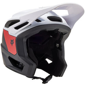 FOX RACING 2025 DROPFRAME PRO NYF HELMET MIPS CE [BLACK/WHITE]