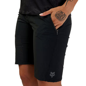 FOX RACING 2025 WOMENS FLEXAIR SHORTS [BLACK]