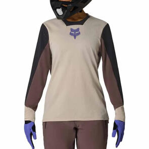 FOX RACING 2026 MTB WOMENS DEFEND LS JERSEY PARK CHALK