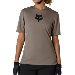 FOX RACING 2026 MTB WOMENS RANGER SS JERSEY FOX HEAD NUTMEG BROWN