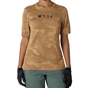 FOX RACING 2026 MTB WOMENS RANGER TRU DRI SS JERSEY NUTMEG BROWN