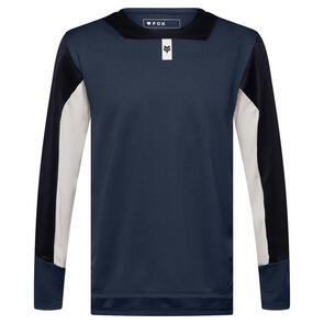 FOX RACING 2026 MTB YOUTH DEFEND LS JERSEY GALAXY BLUE