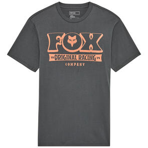 FOX RACING BANNER SS PREM TEE DARK SHADOW