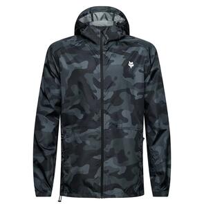 FOX RACING FOX HEAD CAMO WINDBREAKER BLACK CAMO