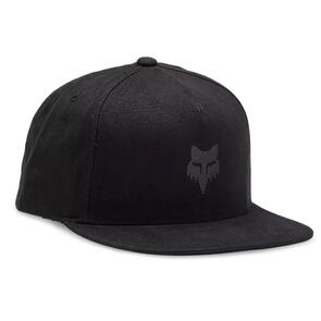 FOX RACING FOX HEAD SNAPBACK HAT BLACK/CHARCOAL