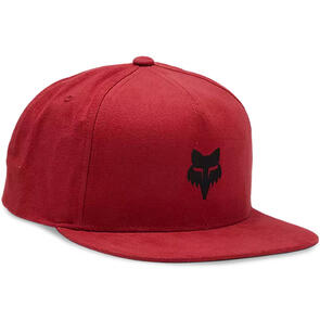 FOX RACING FOX HEAD SNAPBACK HAT FLAME RED