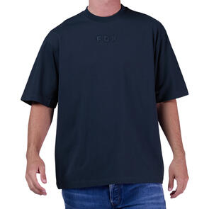 FOX RACING WORDMARK OVERSIZED PREMIUM HW SS TEE MIDNIGHT