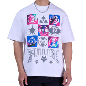 FOX RACING IMAGE COSMO MW OVERSIZED TEE WHITE