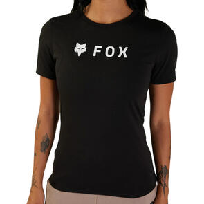 FOX RACING WOMENS ABSOLUTE SS TECH TEE BLACK