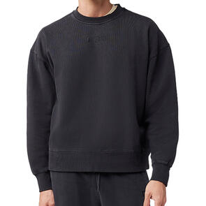 FOX RACING WORDMARK OVERSIZED FLEECE CREW [BLK]