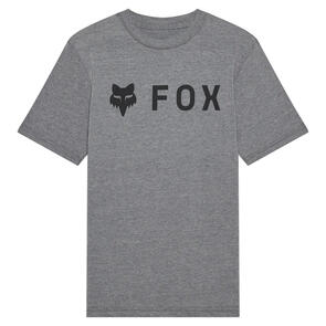 FOX RACING YOUTH ABSOLUTE SS TEE HEATHER DARK GREY