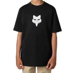 FOX RACING YOUTH FOX HEAD SS TEE ULTRA BLACK