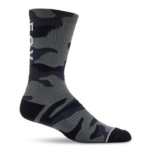 FOX RACING LIFESTYLE FOX CAMO CREW SOCK BLACK CAMO