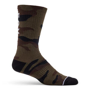 FOX RACING LIFESTYLE FOX CAMO CREW SOCK GREEN CAMO