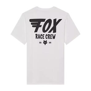 FOX RACING LIFESTYLE FOX WING SS PREM TEE OPTIC WHITE