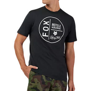 FOX RACING LIFESTYLE WORLDWIDE SS PREM TEE BLACK