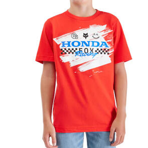 FOX RACING LIFESTYLE YOUTH FOX X HONDA SS TEE RED