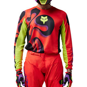 FOX RACING MOTO 2025 180 EMOTION JERSEY [FLO RED]