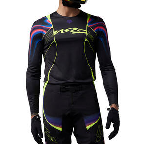 FOX RACING MOTO 2025 FLEXAIR ENERGY JERSEY [BLACK]