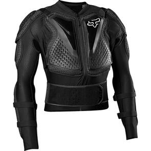 FOX RACING MOTO 2025 MX TITAN SPORT CHEST GUARD JACKET BLACK