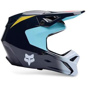 FOX RACING MOTO 2025 MX YOUTH V1 ELEVATED HELMET LIGHT BLUE