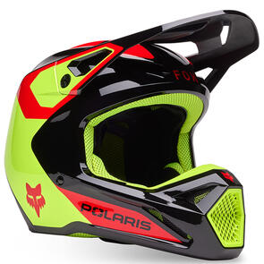 FOX RACING MOTO 2025 V1 POLARIS HELMET MIPS CE [FLO YELLOW]