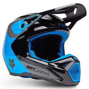 FOX RACING MOTO 2025 V1 POLARIS HELMET MIPS CE [BLUE]