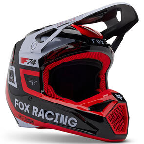 FOX RACING MOTO 2025 V1 RACE SPEC HELMET MIPS CE [FLO RED]