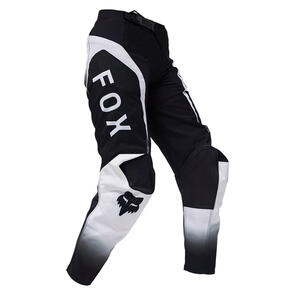 FOX RACING MOTO 2025 YOUTH 180 LEAN PANTS [BLACK/WHITE]