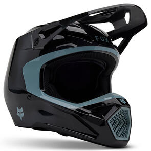 FOX RACING MOTO 2025 YOUTH V1 TAUNT HELMET MIPS CE [BLACK]