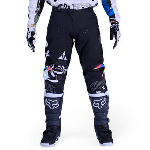 FOX RACING MOTO 2026 MX 180 IMAGE COSMO PANTS WHITE/BLACK
