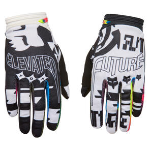 FOX RACING MOTO 2026 MX 180 IMAGE COSMO GLOVES WHITE/BLACK