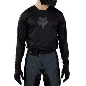 FOX RACING MOTO 2026 MX 180 BLACKOUT JERSEY BLACK