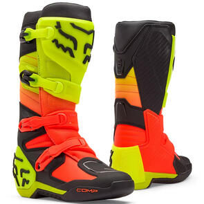 FOX RACING MOTO 2026 MX COMP BOOTS ORANGE/YELLOW