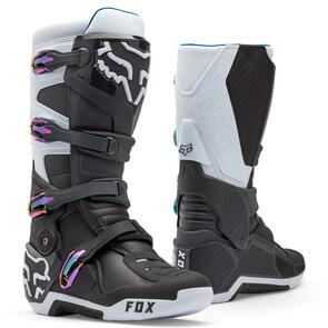 FOX RACING MOTO 2027 MX MOTION BOOTS BLACK/GREY/WHITE