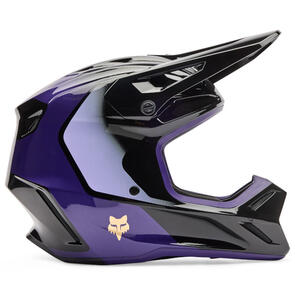 FOX RACING MOTO 2026 MX V3 DRIP HELMET BLACK/PURPLE