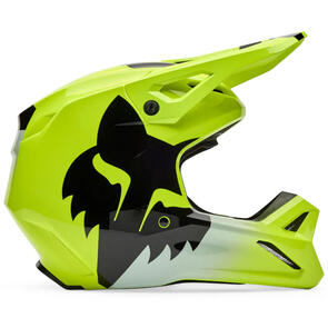 FOX RACING MOTO 2026 MX V1 SHIELD HELMET FLUORESCENT YELLOW