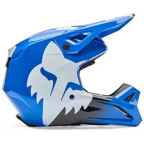 FOX RACING MOTO 2026 MX V1 SHIELD HELMET BLUE