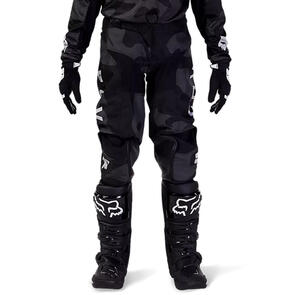FOX RACING MOTO 2026 MX YOUTH 180 BNKR PANTS BLACK CAMO