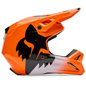 FOX RACING MOTO 2026 MX YOUTH V1 SHIELD HELMET FLUORESCENT ORANGE