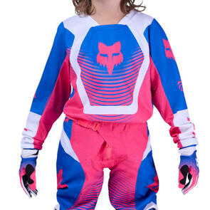 FOX RACING MOTO 2026 MX YOUTH 180 COLLECT JERSEY BLUE/PINK