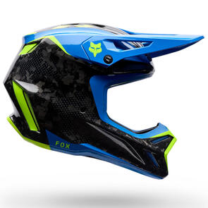 FOX RACING MOTO 2026 V3 RS TACTILE HELMET BLUE JEWEL