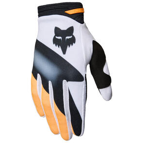 FOX RACING MOTO 2026 YOUTH 180 NOBLE GLOVE BLACK WHITE ORANGE
