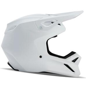 FOX RACING MOTO 2027 V1 SOLID HELMET MIDNIGHT WHITE
