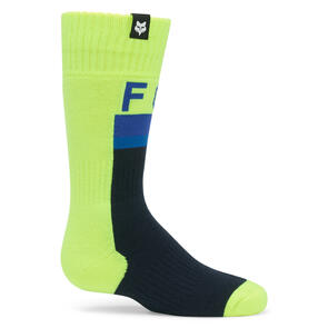FOX RACING MOTO 2027 YOUTH 180 CORE SOCK HI VIZ YELLOW