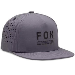 FOX RACING NON STOP TECH SNAPBACK STEEL GREY